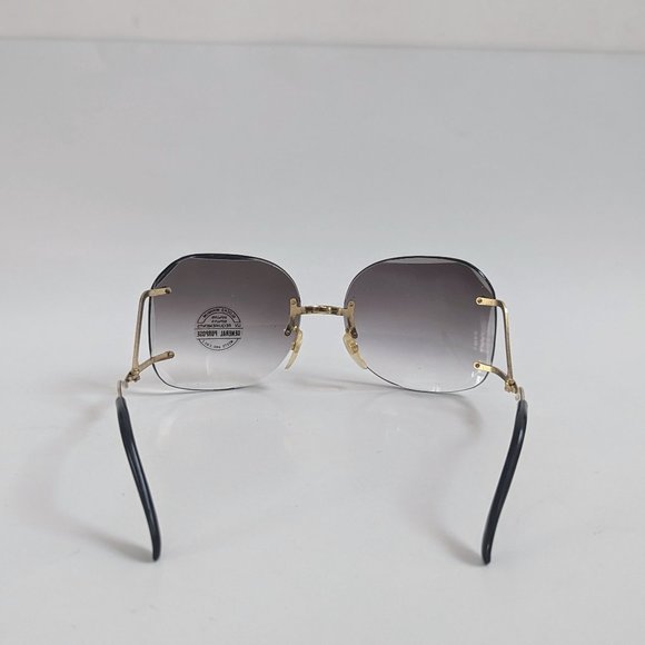 NWT Vintage 90's Lady Diamond Cut Fashion Sunglasses (Gold/Smoke) - Picture 4 of 5